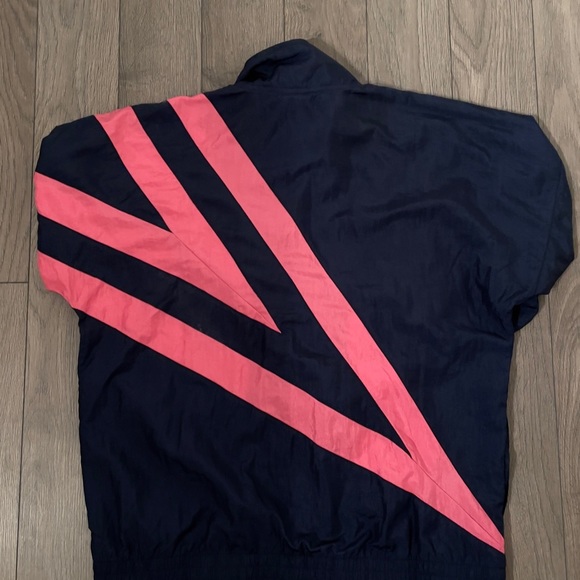 Vintage Umbro Navy Blue and Pink Track Jacket - Picture 2 of 10